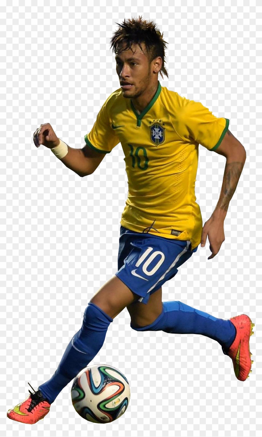 Neymar Football Render Clipart - Football Player Neymar Png Transparent Png