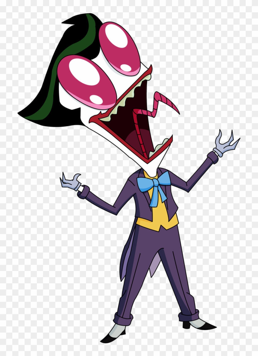 Invader Zim Joker - Invader Zim Gir Spider Man Clipart #796256