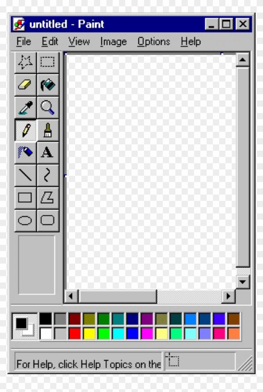 Microsoft Paint Transparent Image - Aesthetic Windows Pop Up Clipart