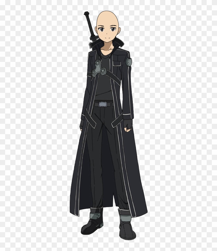 Making Your Favorite Characters Bald - Sword Art Online Kirito Full Body Drawing Clipart #796741