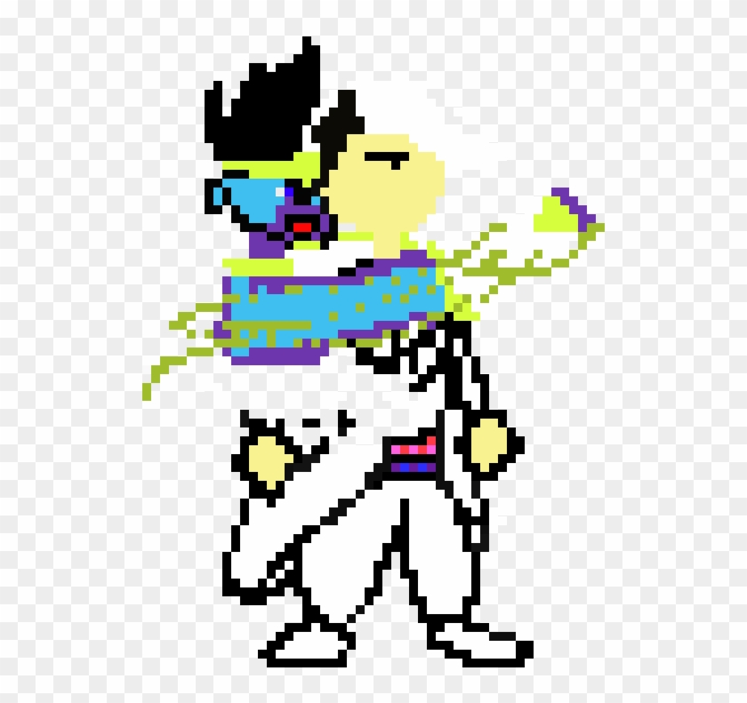 Jotaro Kujo - Jotaro Kujo Pixel Art Clipart #796808