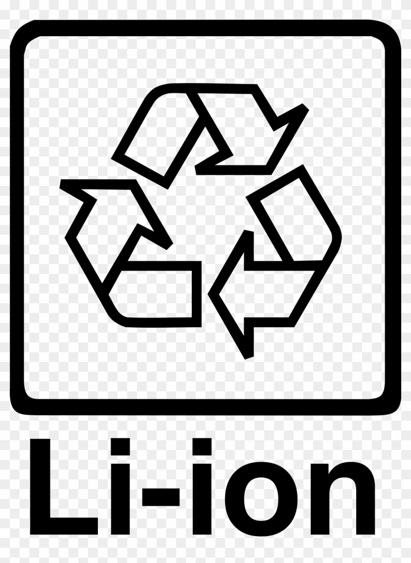Li Ion Recycle Symbol Clipart