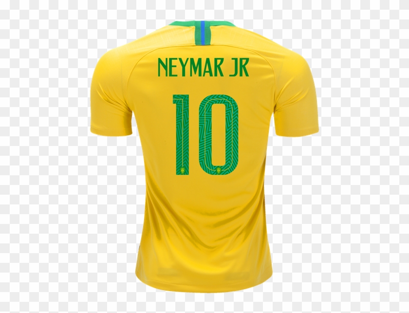 Brasil Home 18/19 “neymar 10” - Brasilien Trikot Wm 2018 Neymar Clipart #797002