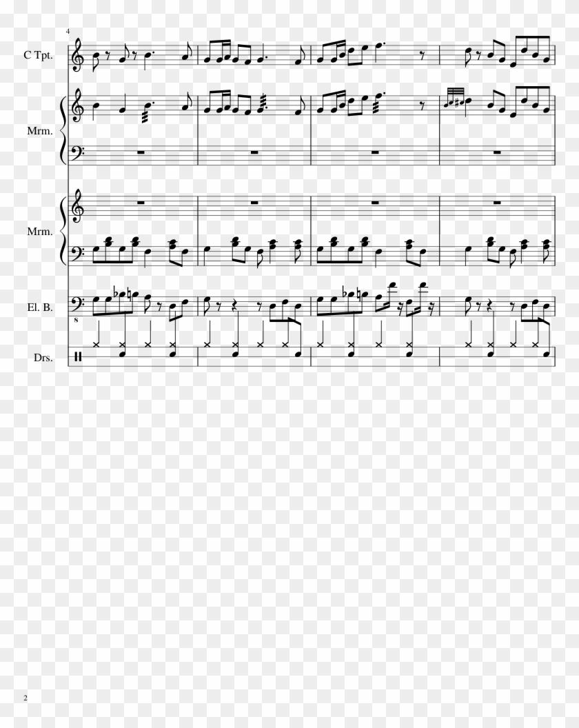 Chocobo Theme - Ffiv - Chocobo Theme Trumpet Sheet Music Clipart #797066