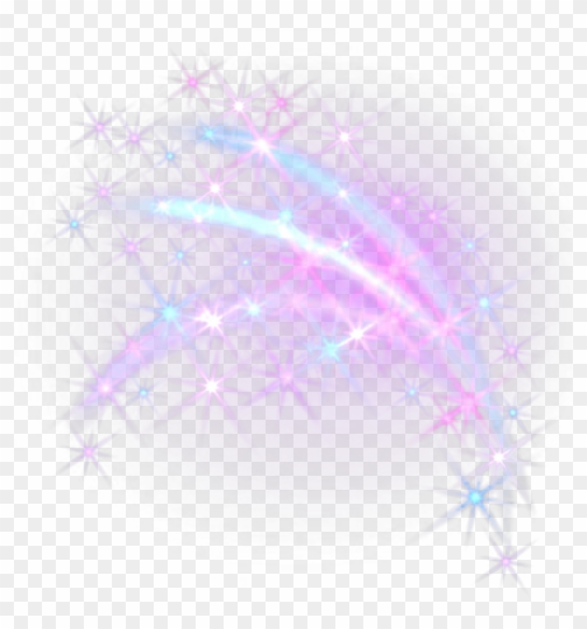 Png Tumblr Sticker Overlay - Pink And Purple Sparkles Png Clipart