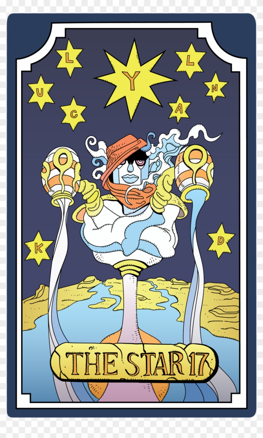 Star Platinum Sutā Purachina) Is The Stand - Star Tarot Jojo Clipart