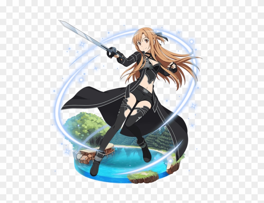 Asuna And Kirito - Kirito All Armor Clipart