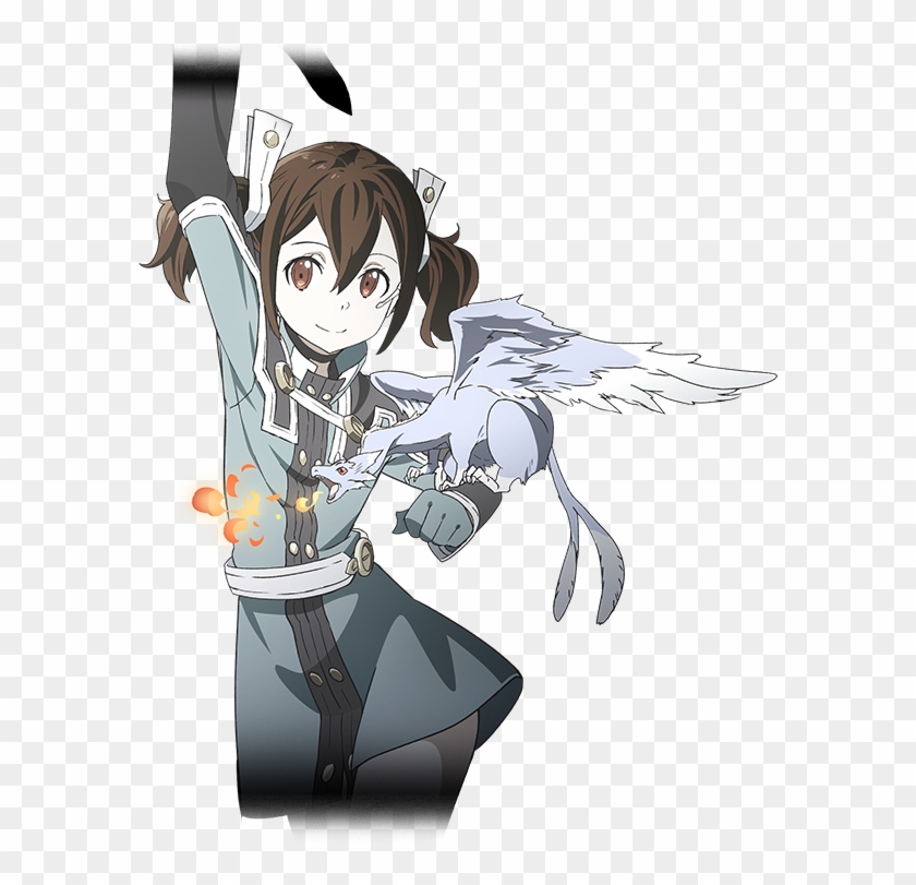 In Sao, She Was A Beast Tamer Who Was Saved By Kirito - Sinon Sao Ordinal Scale Png Clipart #797346
