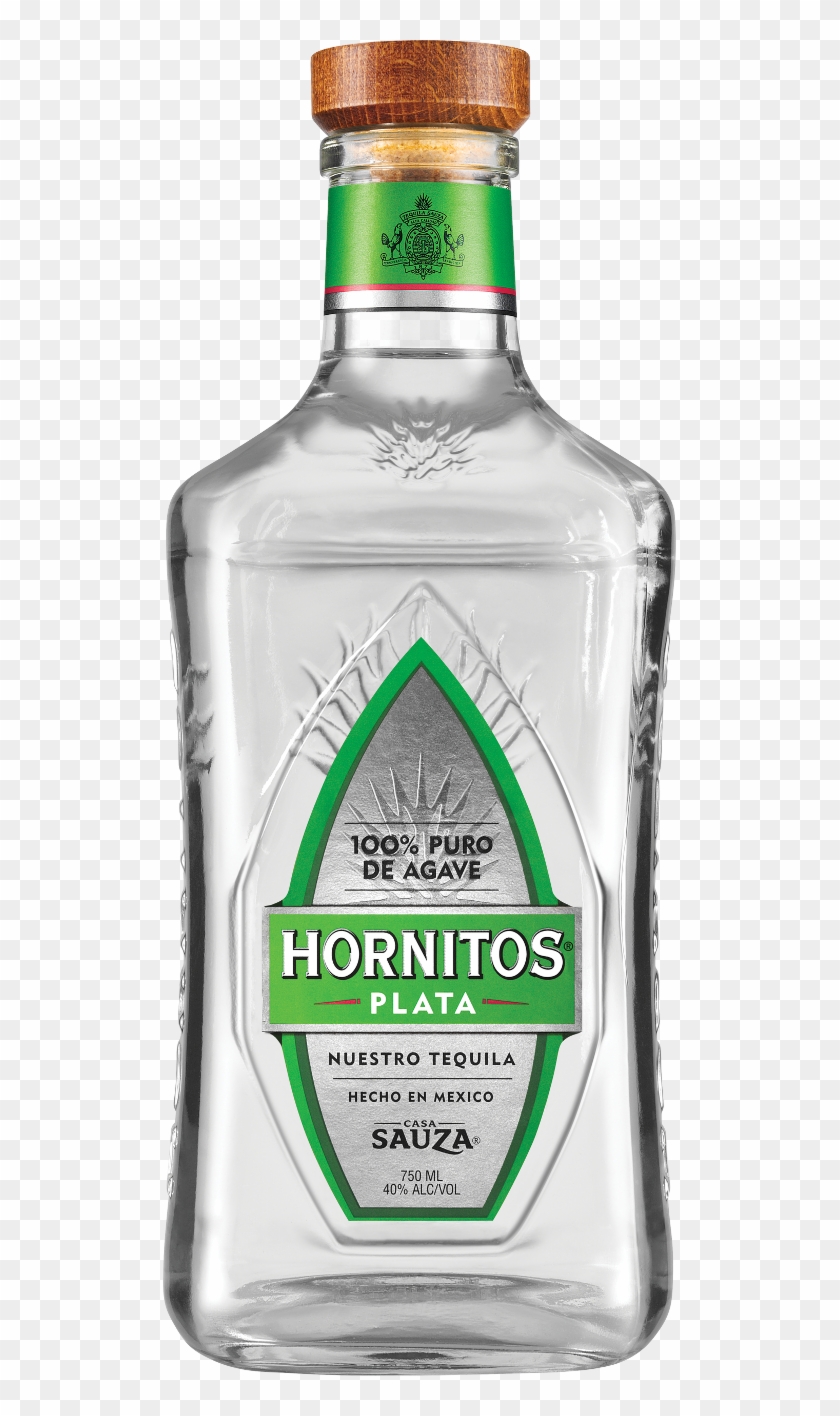 Hornitos Plata Tequila Bottle - Hornitos Plata Clipart #797641
