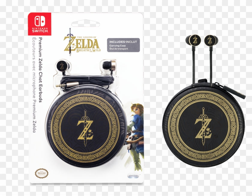 Pdp Nintendo Switch Premium Zelda Breath Of The Wild - Premium Zelda Chat Earbuds Clipart #797777