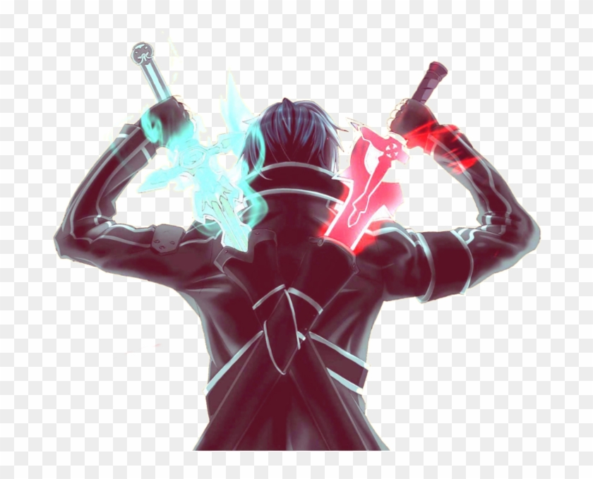 Kirito - Dual Wielding Sword Art Online Kirito Clipart