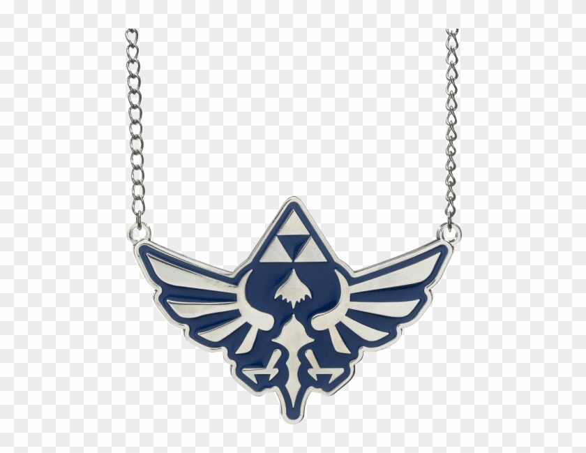 Legend Of Zelda Blue Royal Crest Necklace - Crest Of Hyrule Clipart #797955