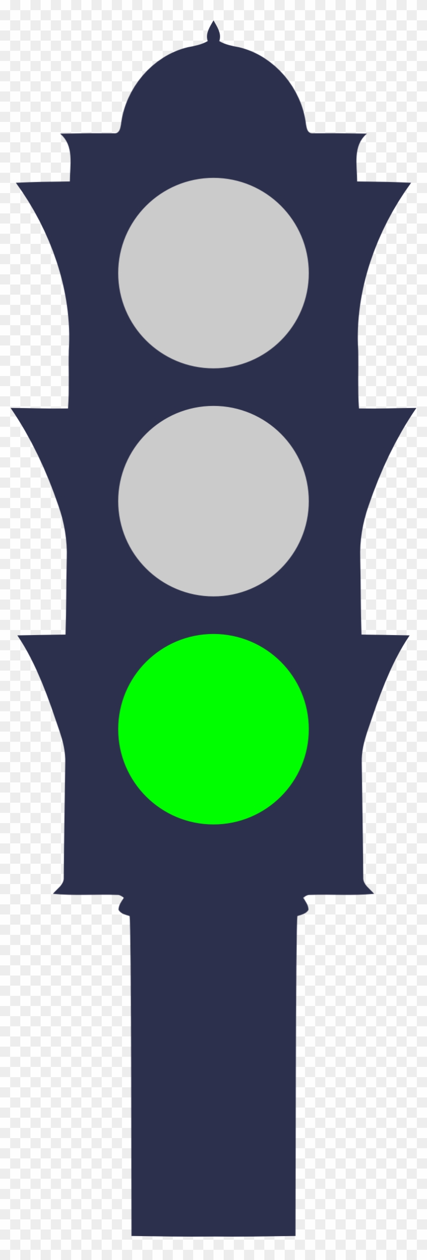 802 X 2400 4 - Green Traffic Light Clip Art - Png Download #798103