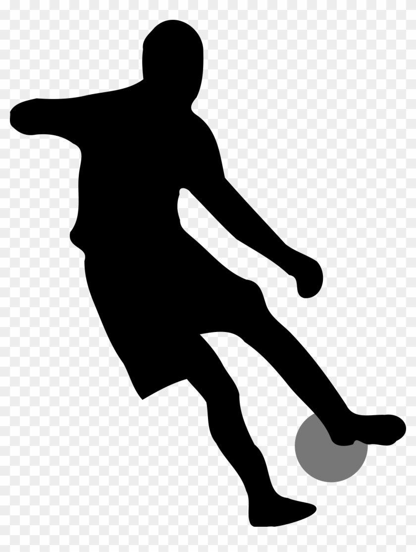 This Free Icons Png Design Of Soccer Player Dribbling Clipart #798517