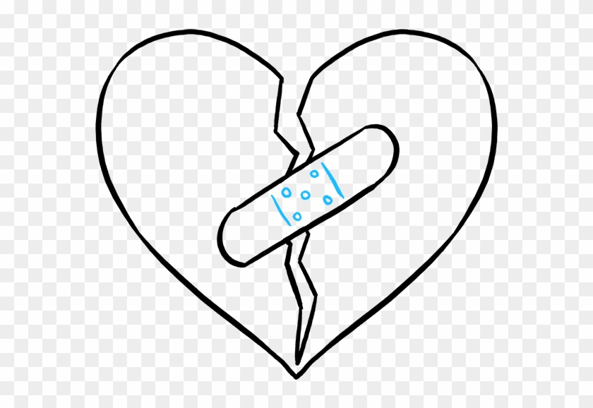 680 X 678 8 - Broken Heart To Draw Clipart