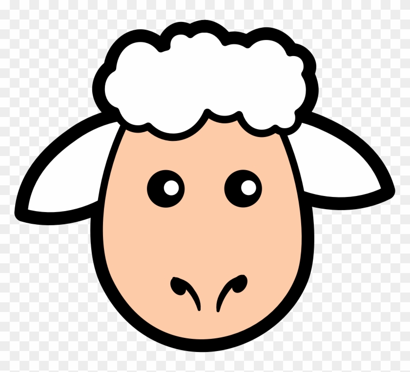 Sheep Face Clip Art - Png Download #798654