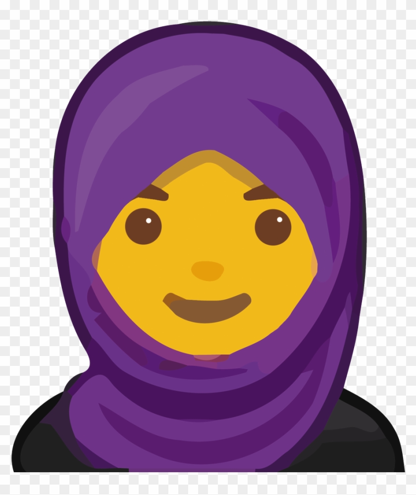 Muslim Girl Emoji - Illustration Clipart #798692