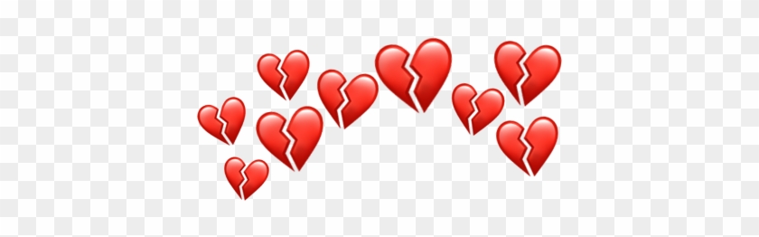 Emoji Iphoneemoji Heart Hearts Heartbroken Heartsbroken - Heart Clipart