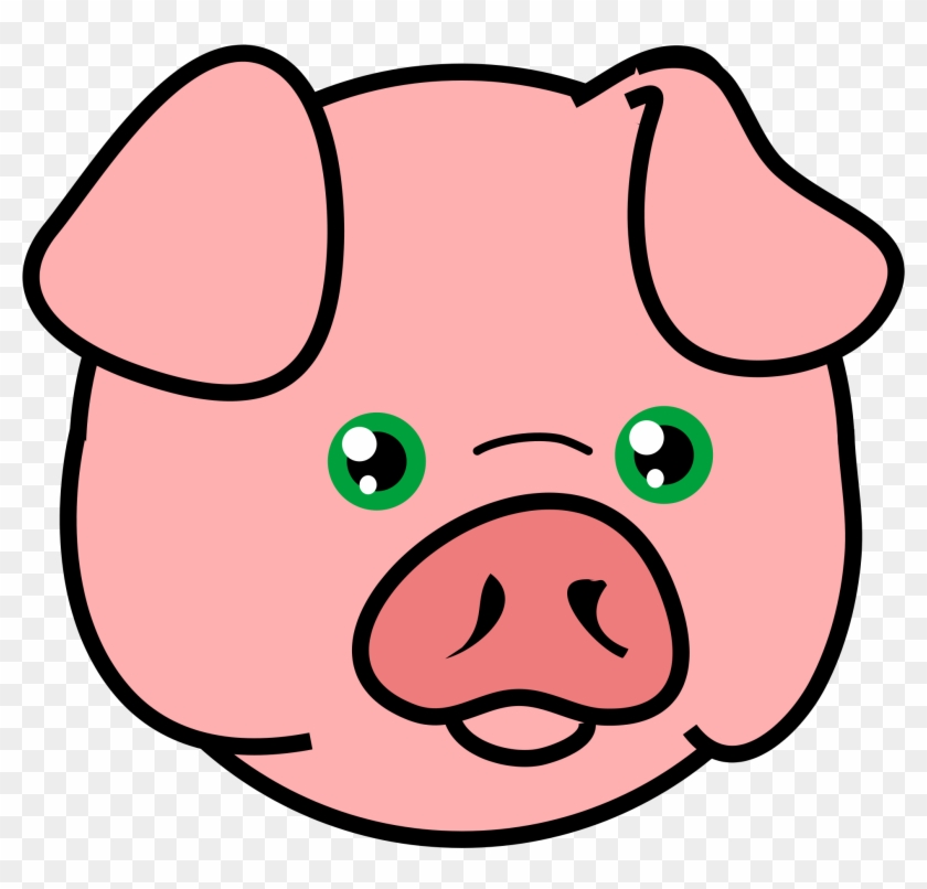 Face Pig Cartoon Png Clipart #798978