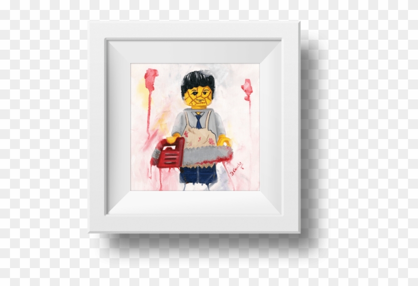 Leatherface Print - Picture Frame Clipart