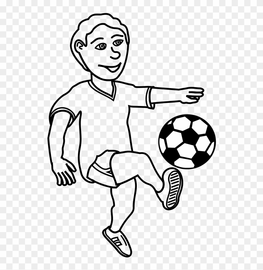 Football Player Clip Art - Soccer Ball Clip Art - Png Download