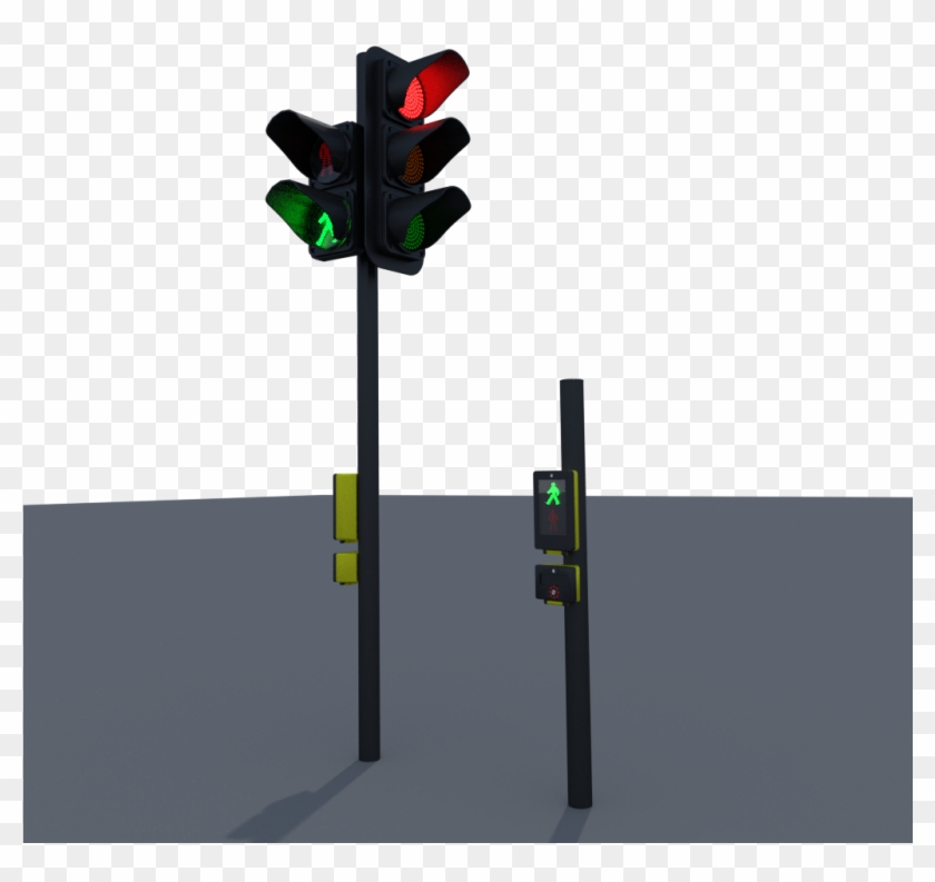 Pedestrian Crossing Traffic Lights Clipart #799189