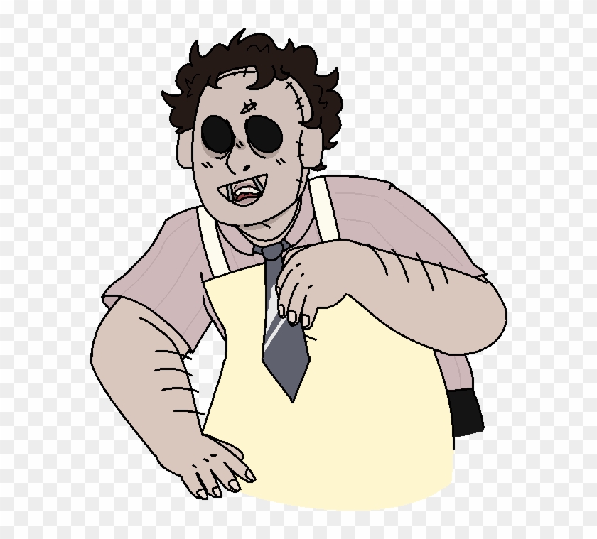 A Kinda Old Leatherface From When I Was Doodling Poses,, - Cartoon Clipart