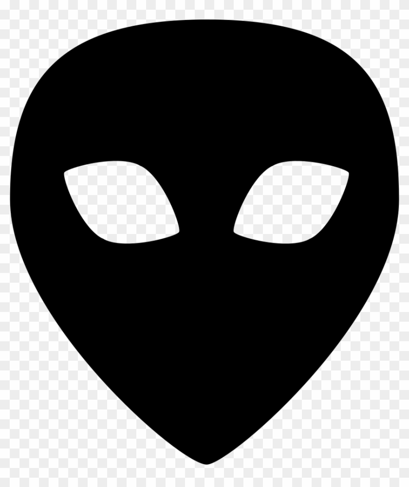 Alien Black Head Shape Comments - Alien Shape Clipart #799637