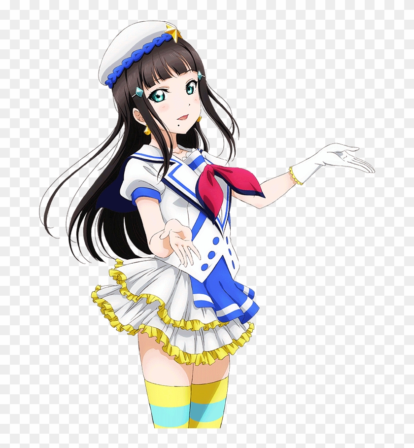 Transparent - Idolized - Aqours Aozora Jumping Heart Clipart #80119