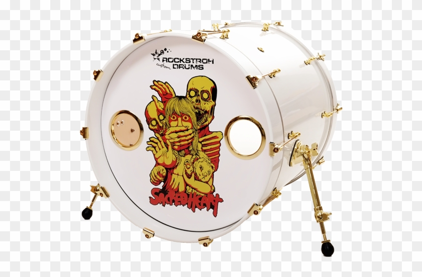 Lg Thomas Helm Custom Bass Drum - Bass Drum Clipart #80749