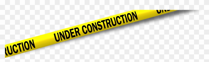 Under Construction On Ribbon - Road Construction Signs Clipart #80820