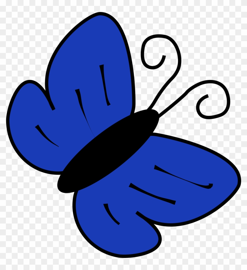 Download How To Set Use Blue Butterfly Svg Vector Clipart 80974 Pikpng
