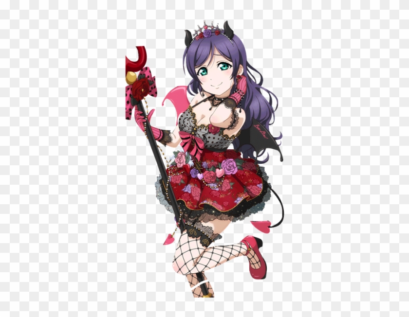 Love Live New Sr Nozomi Tojo Little Devil Transformed - Love Live Halloween Nozomi Clipart #81108