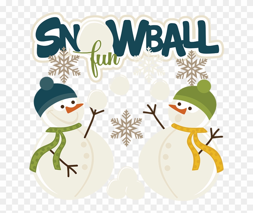 Snowball Fun Svg Snow Svg Files For Scrapbooking Winter - Clip Art - Png Download #81129