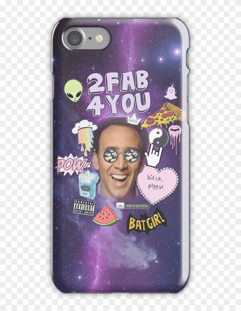 Nicolas Cage Tumblr Iphone 7 Snap Case - Galaxy Hd Clipart