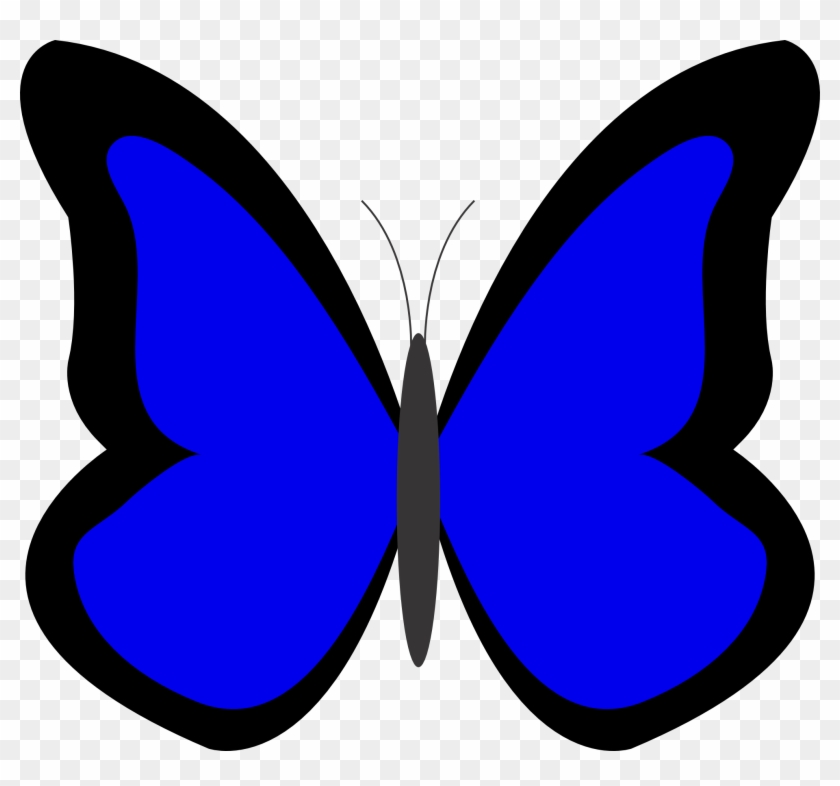 Butterfly Clipart Image Png M 1438916101 Blue Color - Butterfly Blue Clip Art Transparent Png