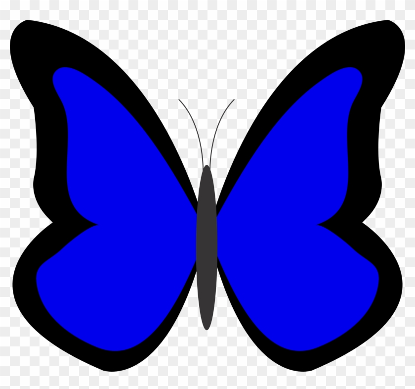 Butterfly Clipart Image Png M 1438916101 Blue Color - Butterfly Blue Clip Art Transparent Png #81153