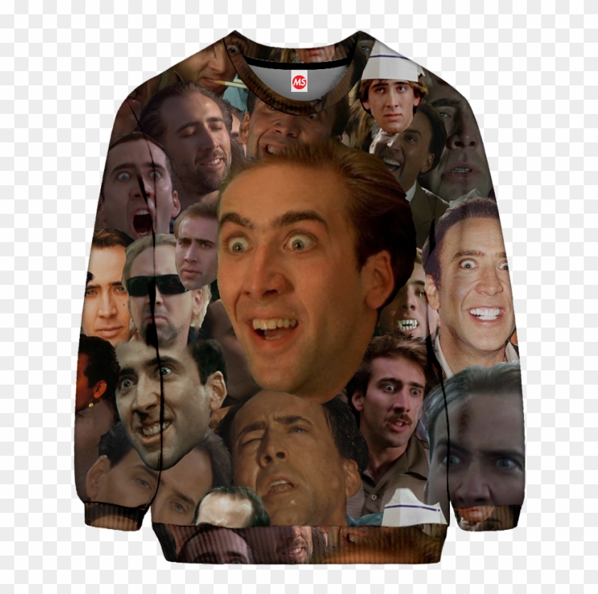 Cage Face Sweatshirt Clipart #81180