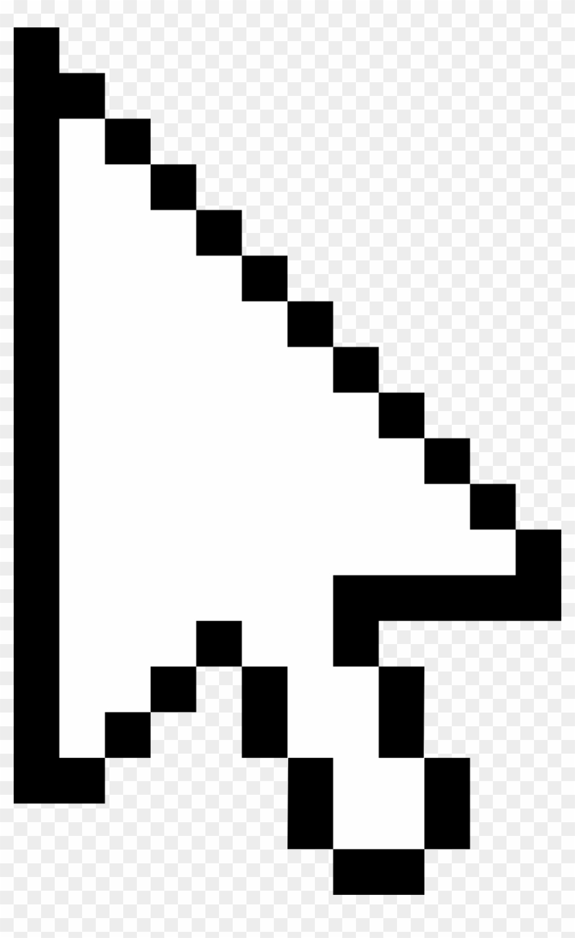 Download - Pixelated Mouse Cursor Clipart