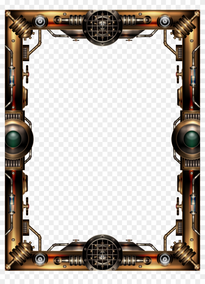 Steampunk Frame Png - Steampunk Frame Clipart #81288