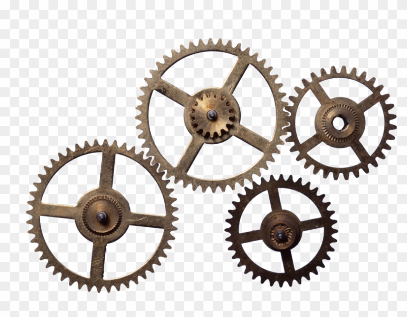 Steampunk Gear Png Free Download - Transparent Background Gears Png Clipart