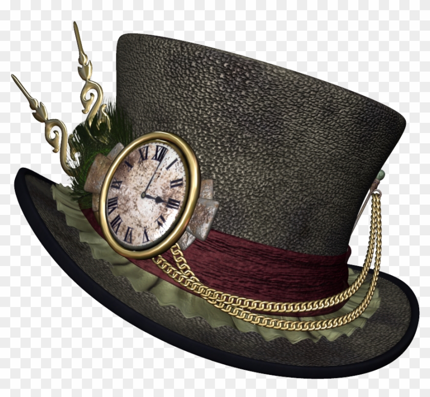 Steampunk Hat Png Clipart Picture - Alice In Wonderland Steampunk Art Transparent Png #81351
