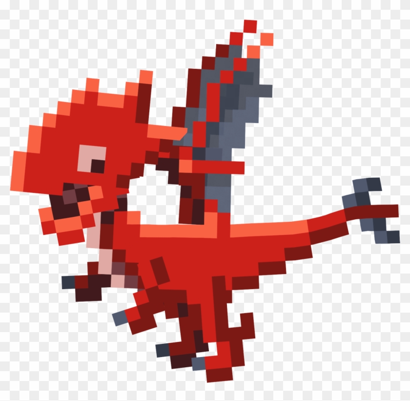 Pixel Dragon - Pixel Drache Dragon Mania Clipart #81430