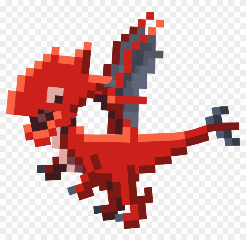 Pixel Dragon - Pixel Drache Dragon Mania Clipart