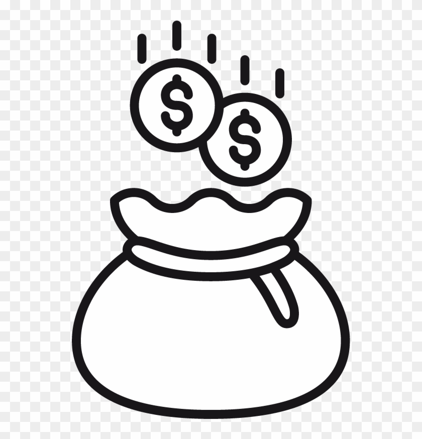 Income Bw Clipart