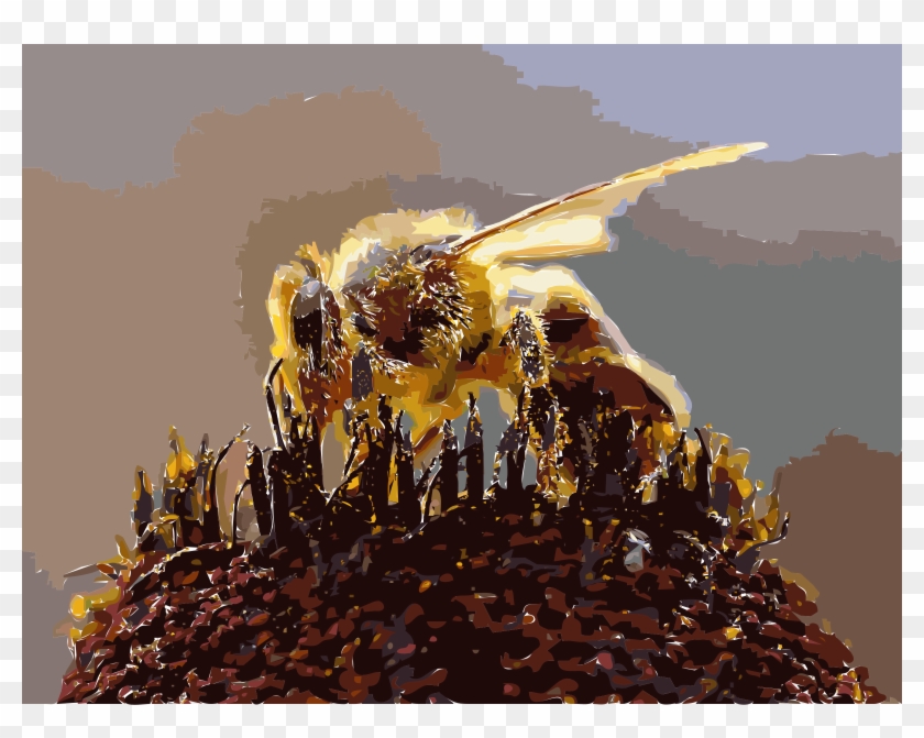 This Free Icons Png Design Of Bees Collecting Pollen Clipart #81497