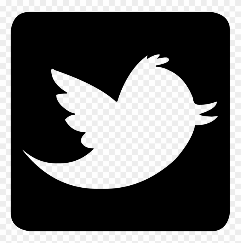 Twitter Facebook Icon Blackjosette Cacnio Clothing - Twitter Logo One Color Clipart