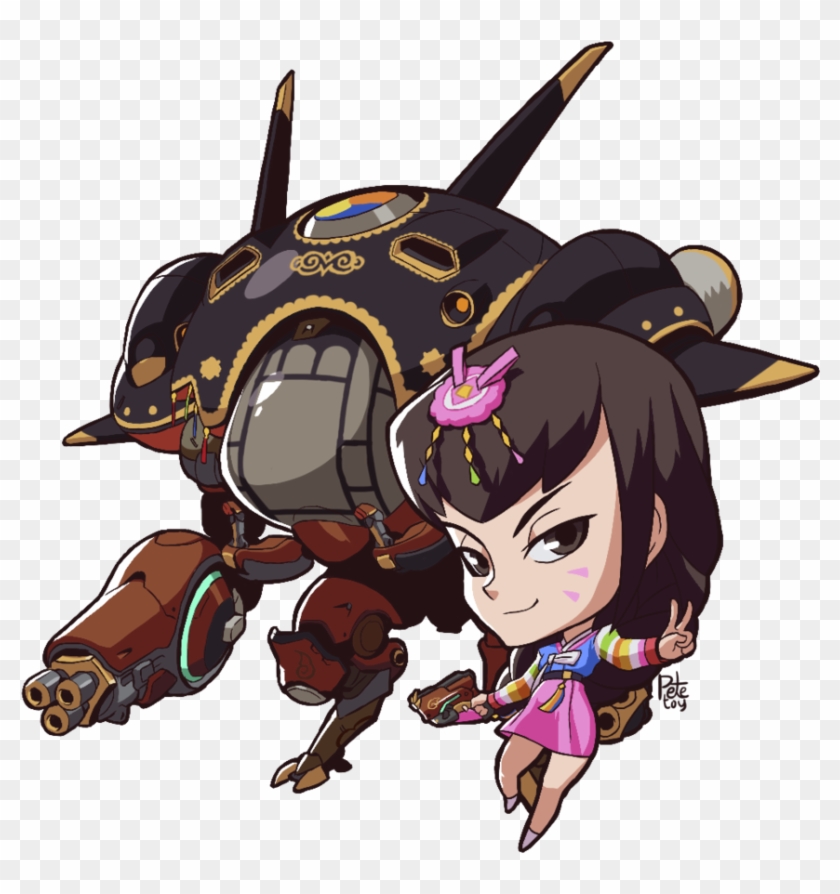 Orisa Transparent Overwatch Cute Spray - Overwatch Cute Sprays Skins Clipart