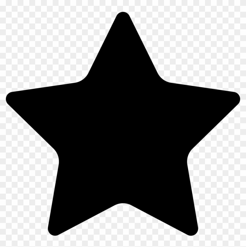 Black Star Icon Png - Font Awesome Star Svg Clipart #81773