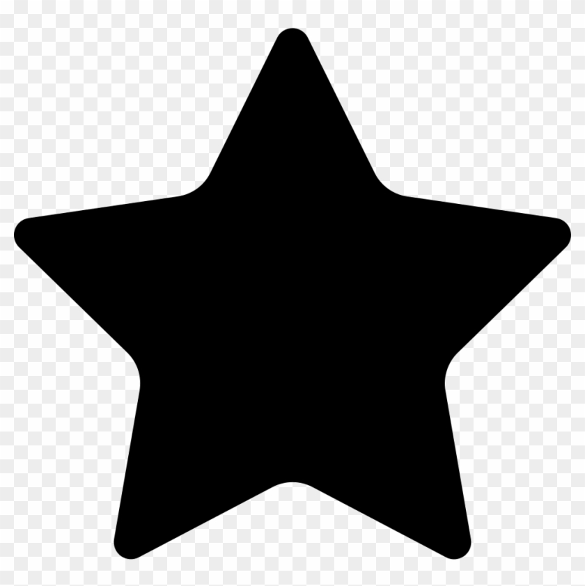Black Star Icon Png - Font Awesome Star Svg Clipart